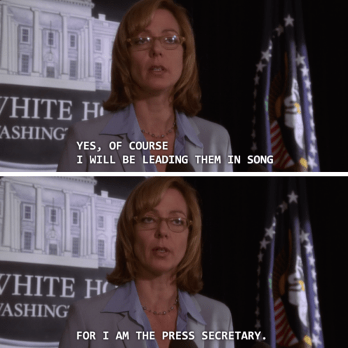 the-west-wing, cj, thanksgiving, we-gather-together