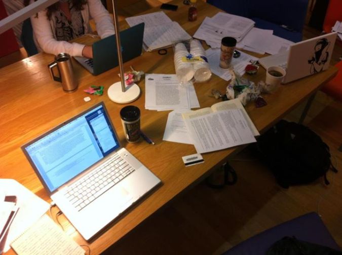 Long nights in the library