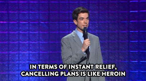 Mulaney understands not wanting to leave the house