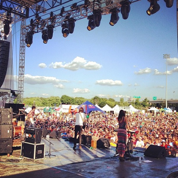 View from the Mast Stage, Forecastle 2013