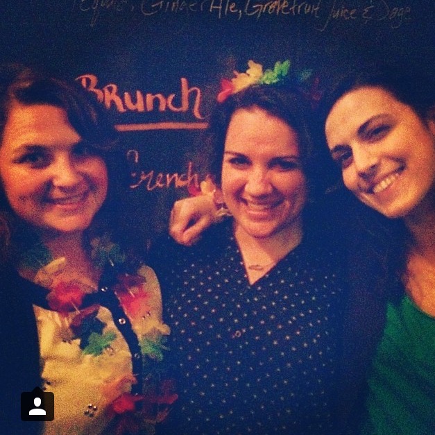 Me and my lovely roommates, who are featured here in writing, and so should be visually.