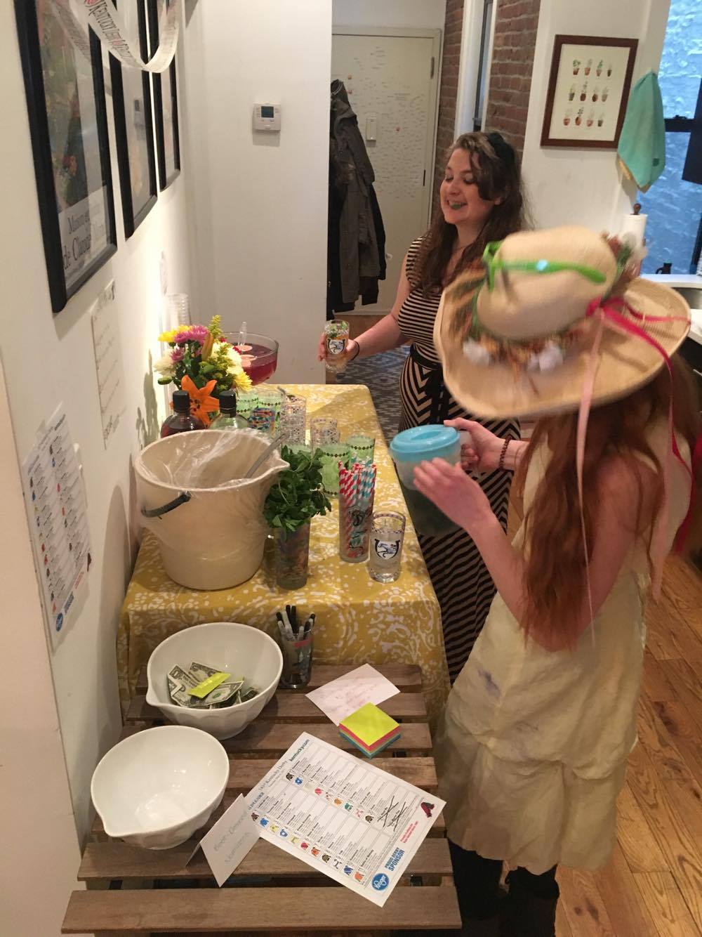 Blueberry-Lavender Champagne Punch